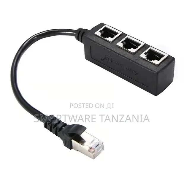 Rj45 Ethernet 1 To 3 Splitter Adapter - Buy in Dar es Salaam, Tanzania | Smartware