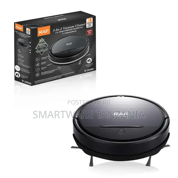 Robot Vacuum Cleaner Rechargeable Mini for Home Pet Hair Black Handbag