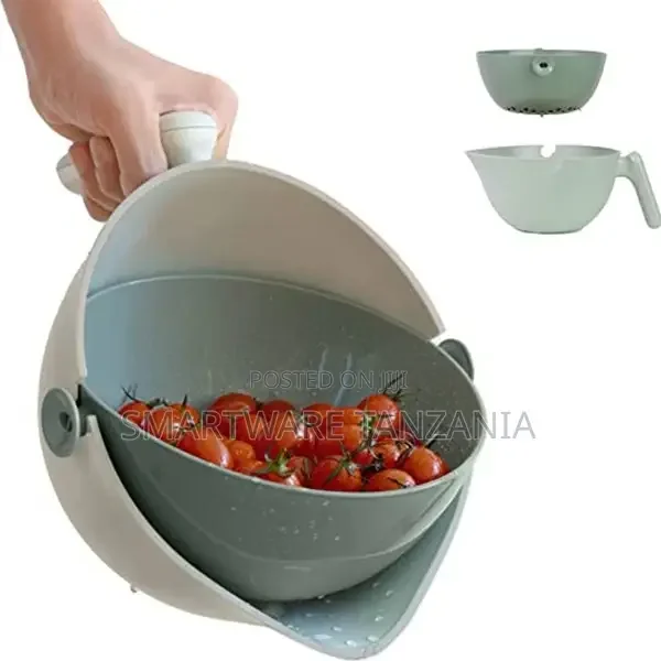 Rotatable Colander Strainer Bowl Set With Handle - Buy in Dar es Salaam, Tanzania | Smartware