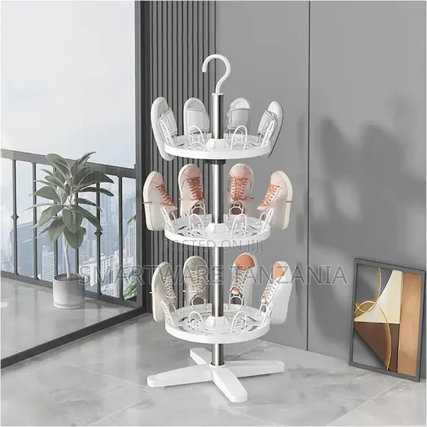 Rotating Iron Shoe Rack - Buy in Dar es Salaam, Tanzania | Smartware