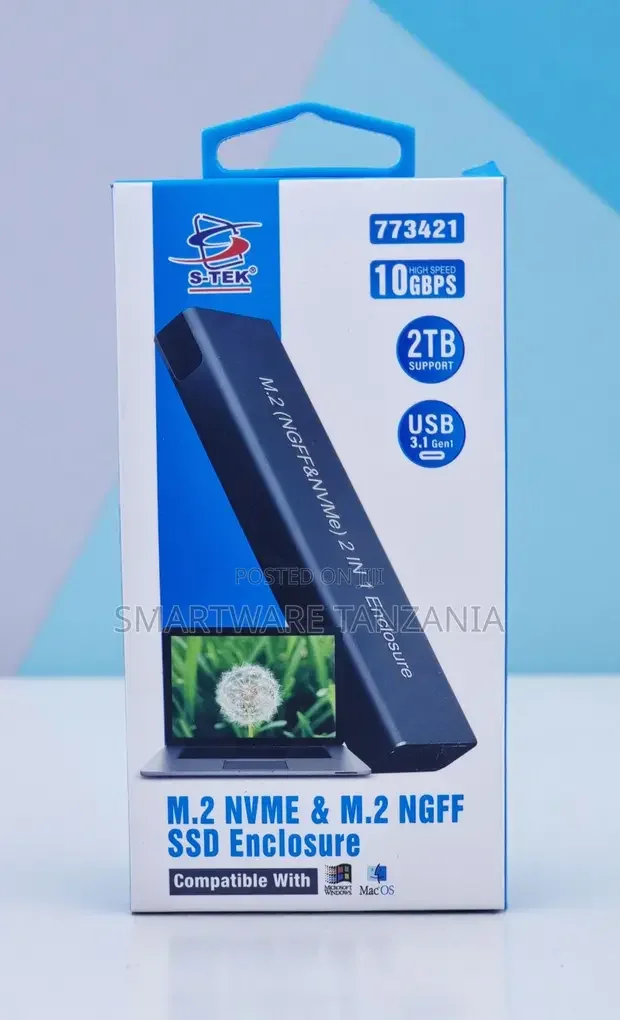 S-tek M.2 NVMe SSD Enclosure 10Gbps USB 3.1 - Buy in Dar es Salaam, Tanzania | Smartware