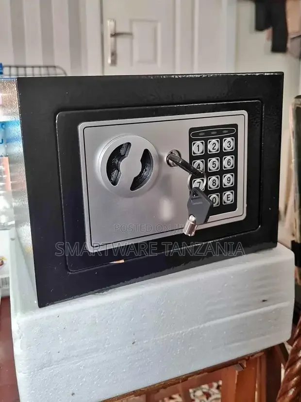 Safe Box Black Digital Electronic Keypad Small Home - Buy in Dar es Salaam, Tanzania | Smartware