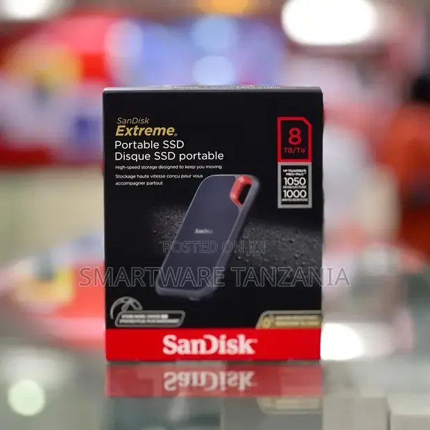 SanDisk Extreme Portable SSD 8TB 1050MB/s - Buy in Dar es Salaam, Tanzania | Smartware