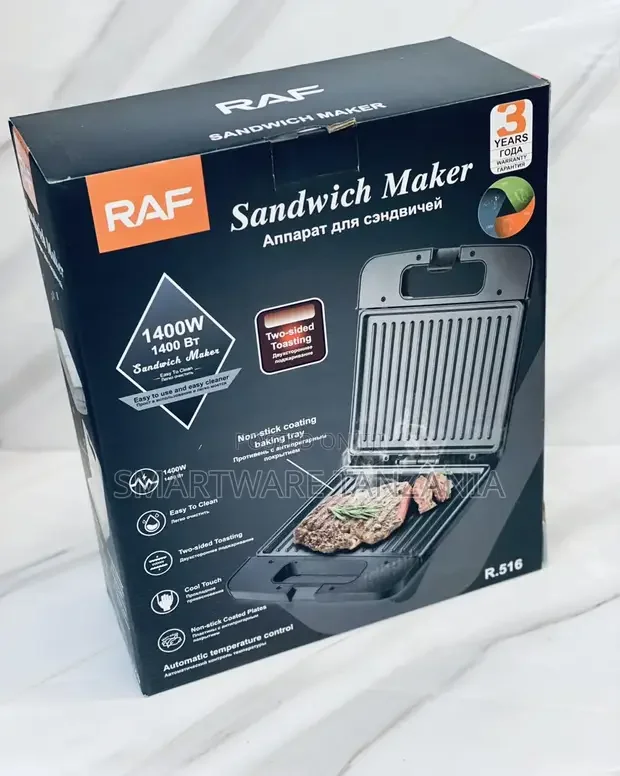 High Power Electric Grill Sandwich Maker - Buy in Dar es Salaam, Tanzania | Smartware