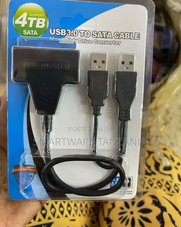 Sata to Usb Cable - Usb 3.0 to 2.5” Sata Iii Hard Drive Adapter - Buy in Dar es Salaam, Tanzania | Smartware