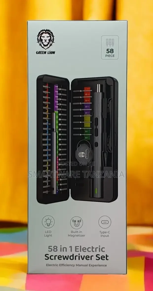 58-in-1 Cordless Mini Precision Screwdriver Kit - Buy in Dar es Salaam, Tanzania | Smartware