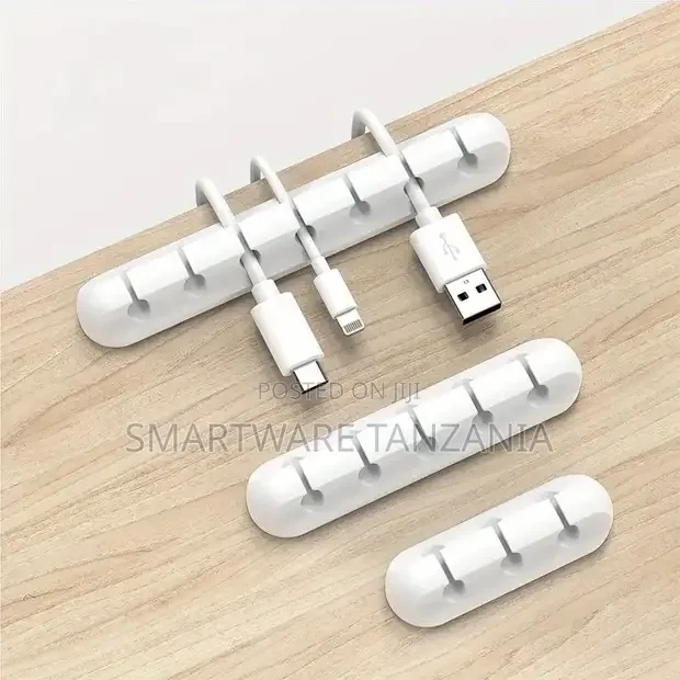 Self Adhesive Cable Management Cord Holder for Desk - Buy in Dar es Salaam, Tanzania | Smartware