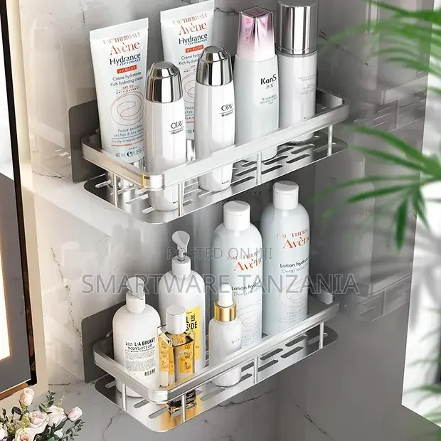 Shower Rust Proof Shower Shelves, Wall-Mounted Shower Holder