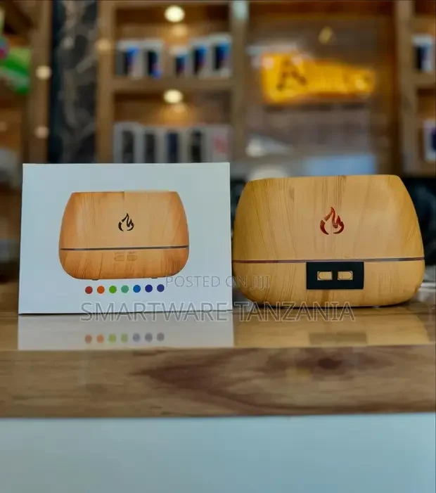 Simulation Flame Humidifier, Colorful Light Mist Diffuser - Buy in Dar es Salaam, Tanzania | Smartware