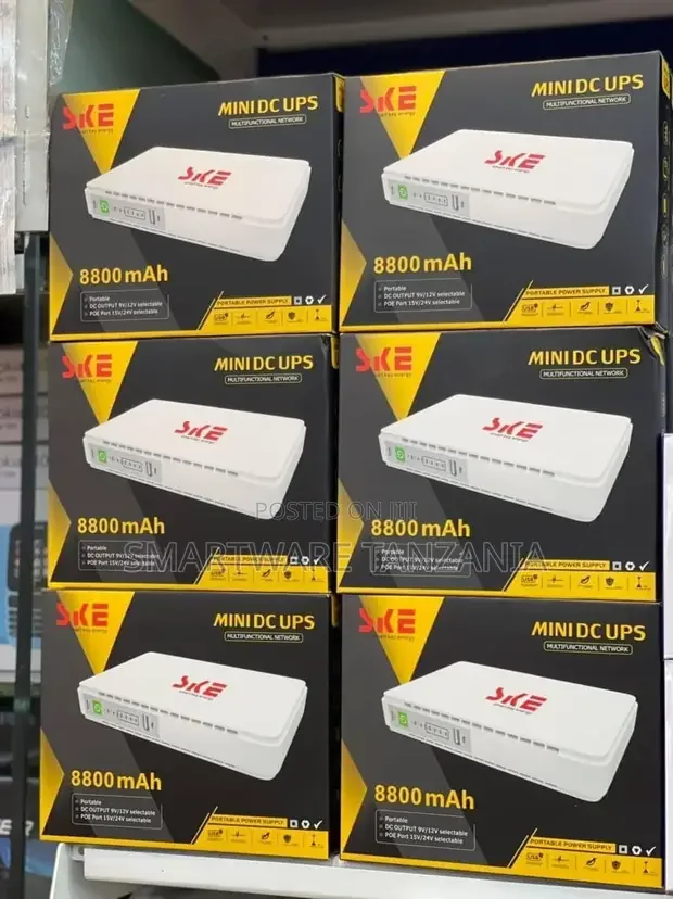 SKE Mini DC UPS 8800mAh Portable Backup Power - Buy in Dar es Salaam, Tanzania | Smartware