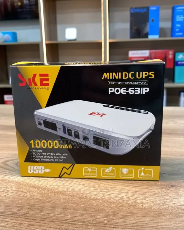 SKE POE-631P Mini DC UPS for WiFi Routers - Buy in Dar es Salaam, Tanzania | Smartware
