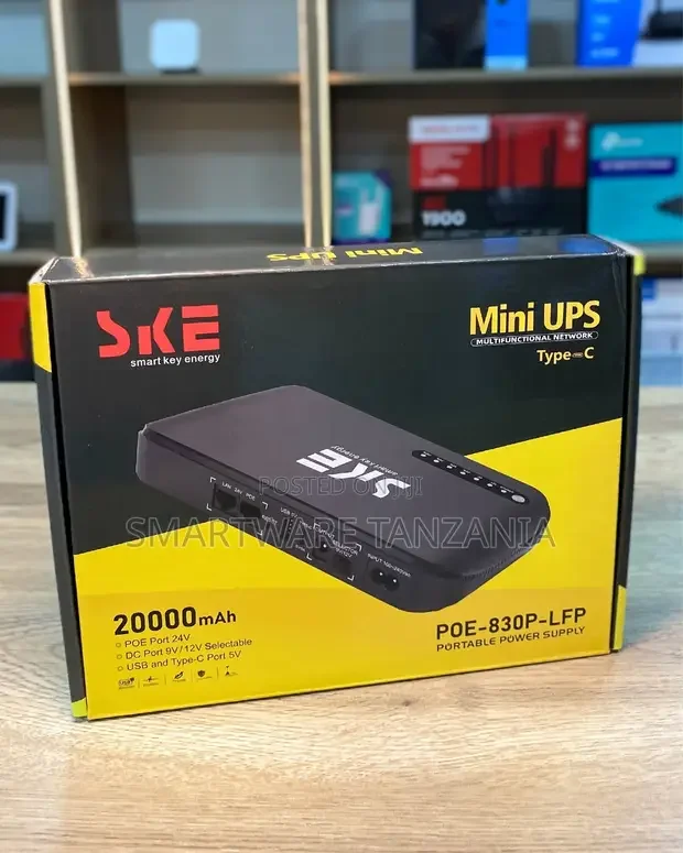 SKE Smart Key Energy Mini DC UPS for Wifi CCTV - Buy in Dar es Salaam, Tanzania | Smartware