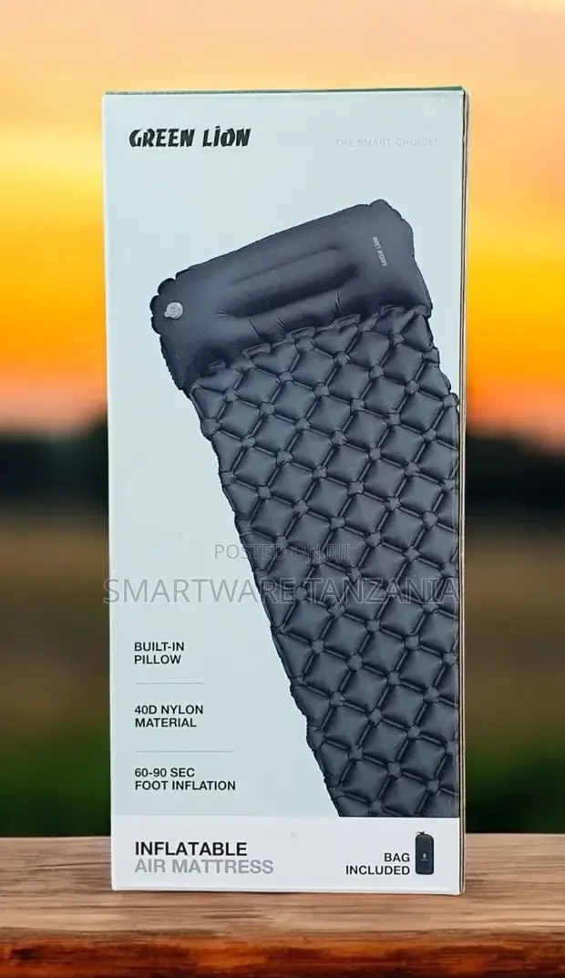 Sleeping Air Pad With Pillow Mat Mattress Bed For Camping