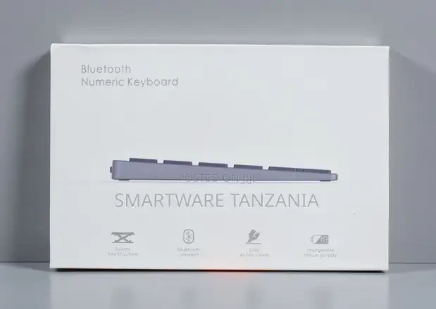 Slim Bluetooth Numeric Keyboard Cnc Aluminum Rechargeable - Buy in Dar es Salaam, Tanzania | Smartware