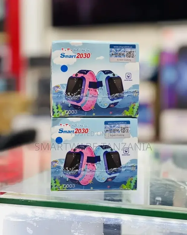 Smart 2030 Kids Waterproof GPS Watch C003 Pink Blue - Buy in Dar es Salaam, Tanzania | Smartware
