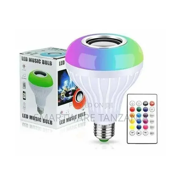 Smart Lighting Music Bulb RGB Color With Remote Control - Buy in Dar es Salaam, Tanzania | Smartware