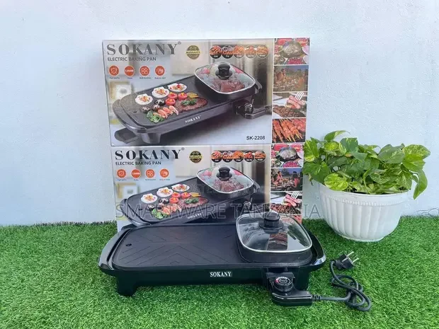 Smokeless 2-in-1 Electric Grill And Cooking Pot - Buy in Dar es Salaam, Tanzania | Smartware