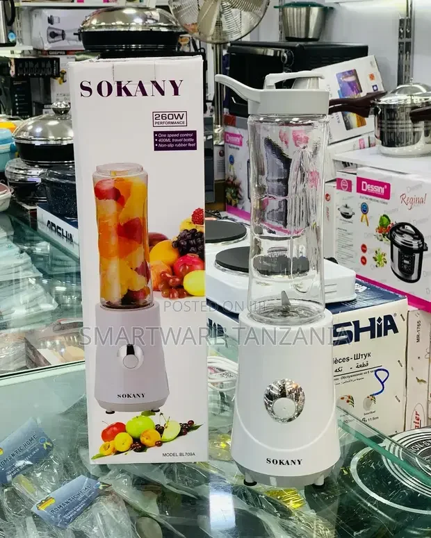 SOKANY 260W Countertop Blender Machine, Juicer With 0.4L