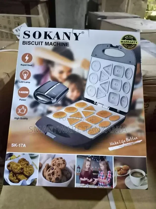 Sokany Electric Biscuit Maker - 1400W - Buy in Dar es Salaam, Tanzania | Smartware