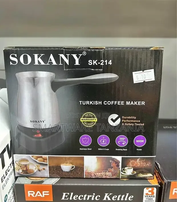 Sokany Electric Turkish Mocha Coffee Maker Kettle - Buy in Dar es Salaam, Tanzania | Smartware