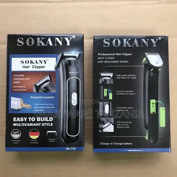 Sokany Rechargeable Cordless Hair Clipper For Men