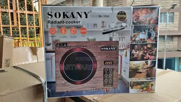 Sokany Single Plate Halogen Induction Electric Cooker - Buy in Dar es Salaam, Tanzania | Smartware