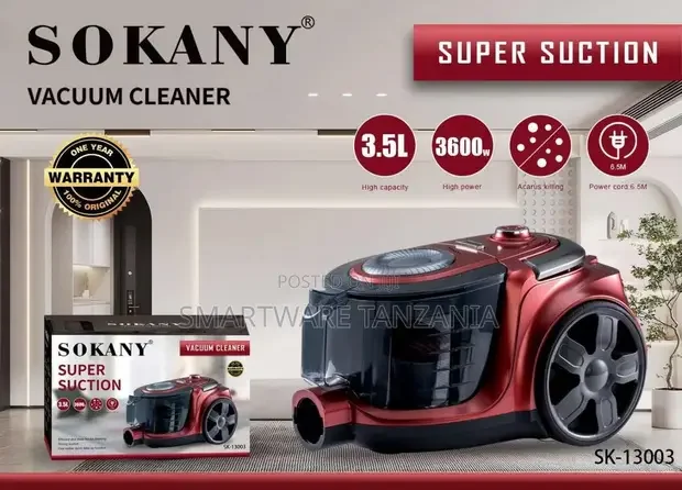 Sokany SK-13003 3600W Vacuum Cleaner - Buy in Dar es Salaam, Tanzania | Smartware