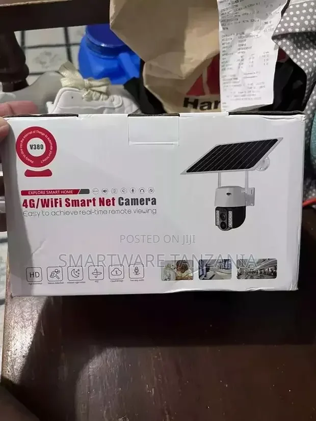 Solar Camera with 4G SIM, Motion Detection & Night Vision - Buy in Dar es Salaam, Tanzania | Smartware