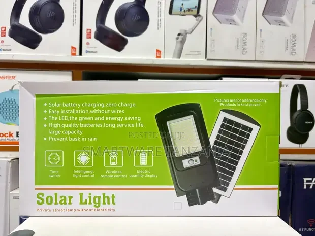 Solar Street Light LED Outdoor Wireless with Remote - Buy in Dar es Salaam, Tanzania | Smartware
