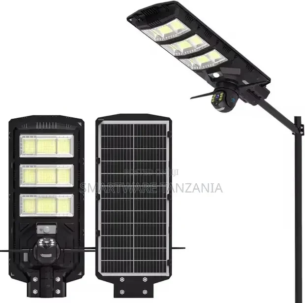 Solar Street Light Outdoor With 3MP Camera All In One Radar - Buy in Dar es Salaam, Tanzania | Smartware