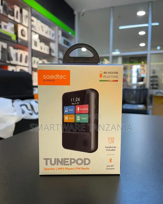 Soundtec Tunepod Speaker MP3 Player FM Radio - Buy in Dar es Salaam, Tanzania | Smartware