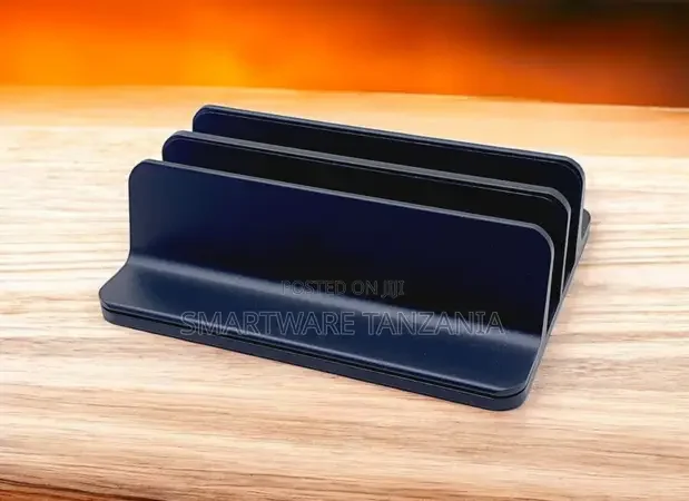 Space Saving Dual Laptop Stand Holder for Desk Setup Organization
