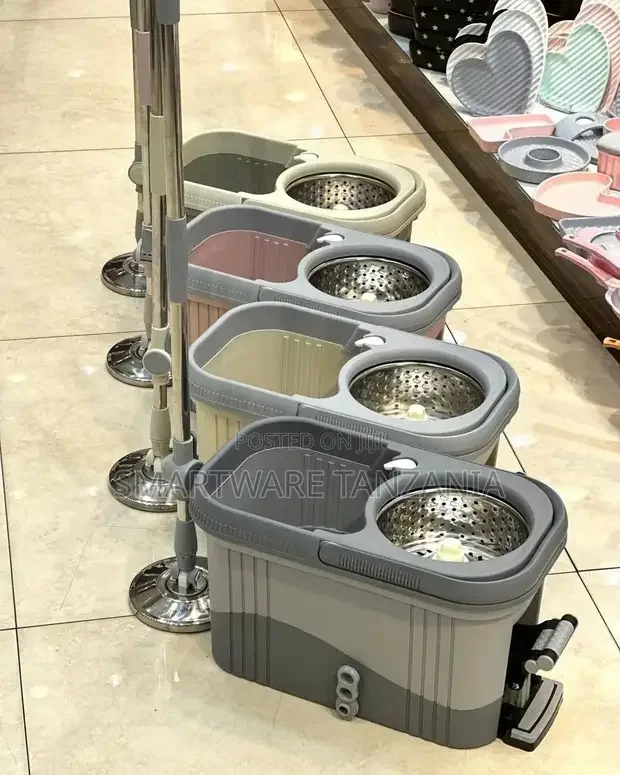 Spin Mop and Bucket Set, 360 Rotating Floor Mop With Wheels - Buy in Dar es Salaam, Tanzania | Smartware