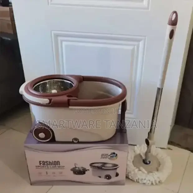 Deluxe 360 Spin Mop Bucket with Stainless Steel - Buy in Dar es Salaam, Tanzania | Smartware