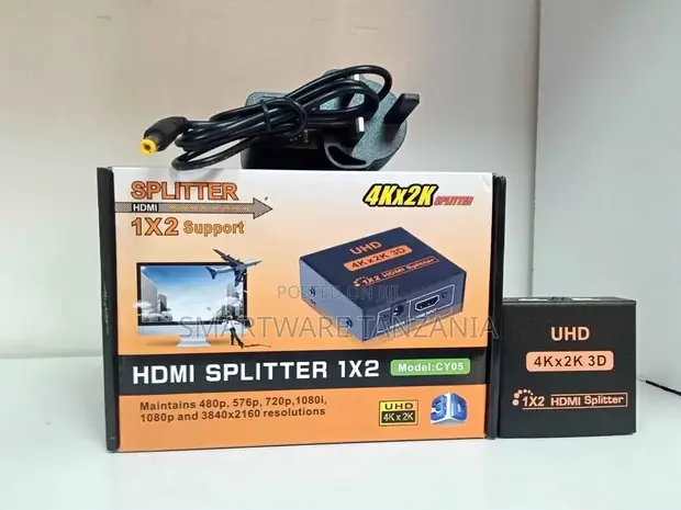 Splitter 1 Input 2 Output HDMI Splitter - Buy in Dar es Salaam, Tanzania | Smartware