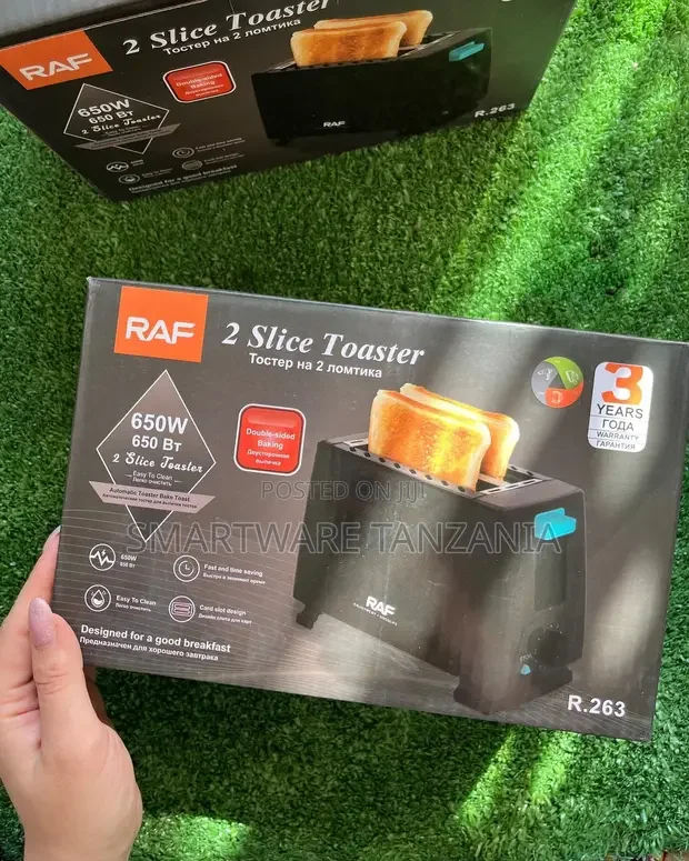 Stainless Steel 2 Slice Toaster with 6 Browning Levels - Buy in Dar es Salaam, Tanzania | Smartware