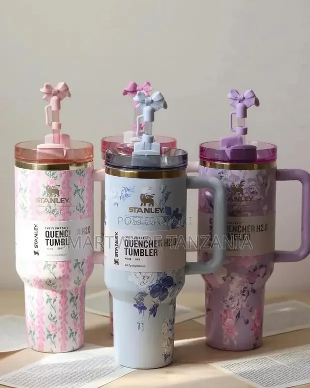 Stanley Love Shack Fancy Tumbler Everblooming Rosette Blue - Buy in Dar es Salaam, Tanzania | Smartware