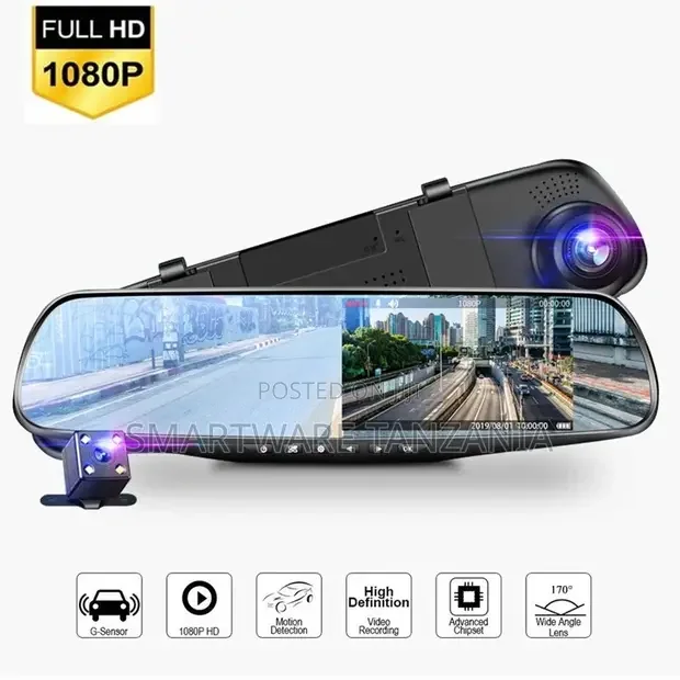Starlight Enhanced Car Rearview Mirror With Backup Cam - Buy in Dar es Salaam, Tanzania | Smartware