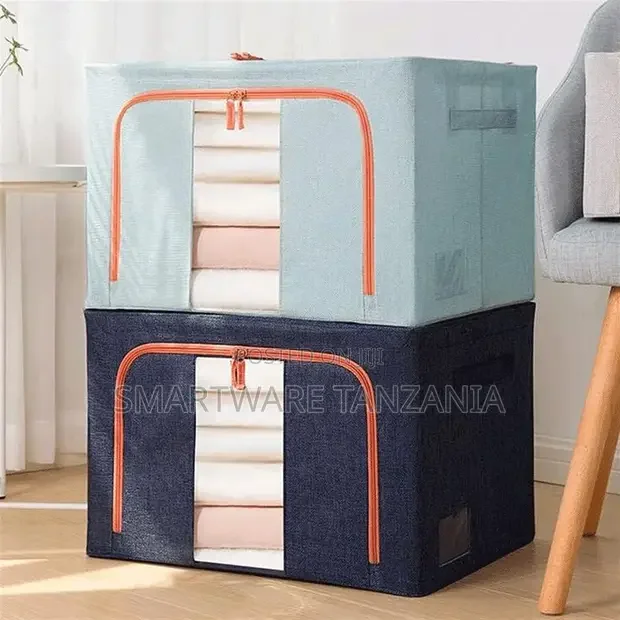 Cotton and Linen Storage Box Clothes Organizer - Buy in Dar es Salaam, Tanzania | Smartware