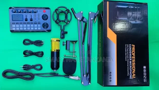 Studio Recording Kit Mixer Condenser Microphone - Buy in Dar es Salaam, Tanzania | Smartware