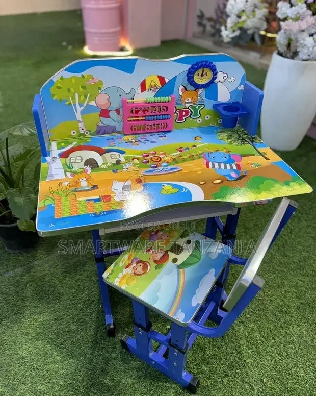 Study Desk Chair For Kids Adjustable Kids Study Desk