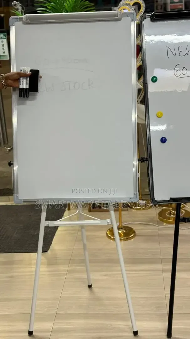 Sturdy 60x90cm Magnetic Whiteboard With Tripod Stand - Buy in Dar es Salaam, Tanzania | Smartware