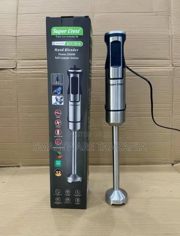 Super Crest Hand Blender Stick Blender Mixer - Buy in Dar es Salaam, Tanzania | Smartware
