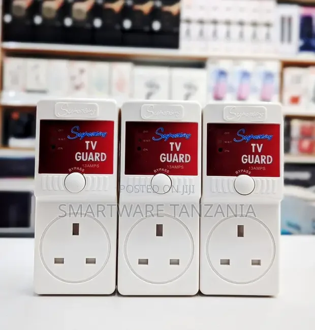 Supremacy Tv Guard 13a Surge Protector With Bypass Switch White Plug