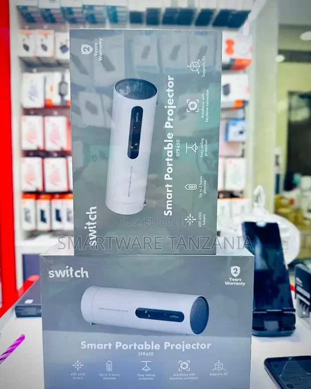 Switch Smart Portable Projector Spr450 450 Ansi Lumens 3 Hours