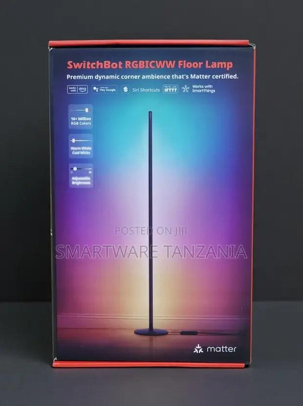 SwitchBot RGBICWW Floor Lamp - 16 Million Colors - Buy in Dar es Salaam, Tanzania | Smartware
