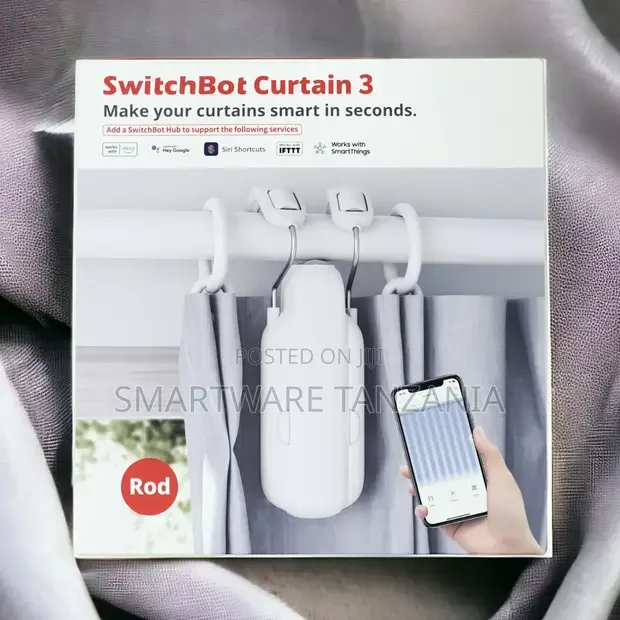 Switchbot U-Rail Curtain Smart Electric Motor Timer Control - Buy in Dar es Salaam, Tanzania | Smartware