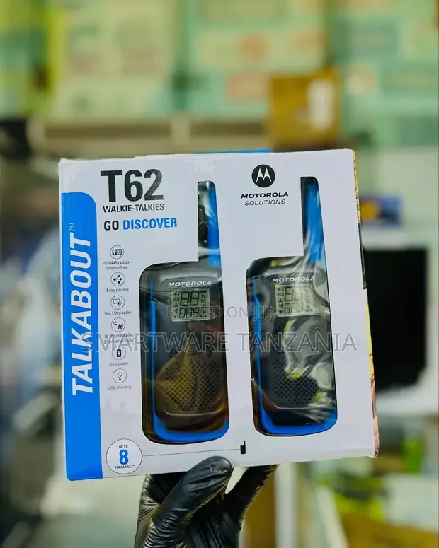 T62 Outdoor Portable UHF Radio Walkie Talkie - Buy in Dar es Salaam, Tanzania | Smartware