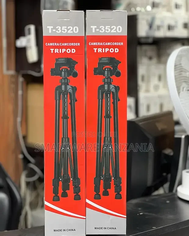 T-3520 Professional Camera Camcorder Tripod With Quick Release - Buy in Dar es Salaam, Tanzania | Smartware