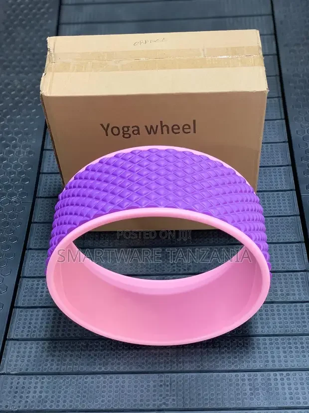 Textured Yoga Wheel for Back Stretching and Flexibility Training - Buy in Dar es Salaam, Tanzania | Smartware